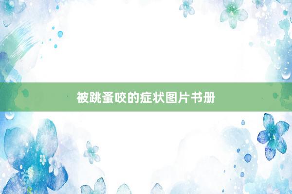 被跳蚤咬的症状图片书册